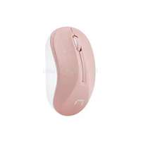 NATEC TOUCAN VEZETÉK NÉLKÜLI EGÉR (RÓZSASZÍN-FEHÉR) (NMY-1652)