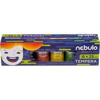 NEBULO 25ml-es 6 színű tégelyes tempera készlet (NEBULÓ_NTF-25-6)