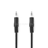 NEDIS CAGL22000BK100 sztereo audio kábel, 3,5 mm jack dugó - 3,5 mm jack dugó, 10m (CAGL22000BK100)