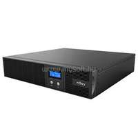 NJOY 2200VA - Argus 2200 Szünetmentes Tápegység (4 IEC C13, line-interaktív, RJ45, RS232, USB, szoftver, LCD kijelző, 2U rack) (PWUP-LI220AG-CG01B)