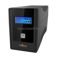 NJOY 650VA - Cadu 650 Szünetmentes Tápegység (2 Schuko, line-interaktív, USB menedzsment, RJ11/45 vonalvédelem(1Gb/s), fekete) (UPCMTLS665TCAAZ01B)