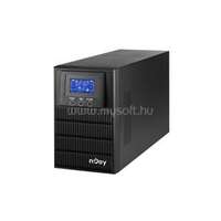 NJOY 1000VA - Aten Pro 1000 Szünetmentes Tápegység (3 Schuko, USB/RS-232, On-line, szinuszhullám, generátor támogatás, Eco mód) (PWUP-OL100AP-AZ01B)