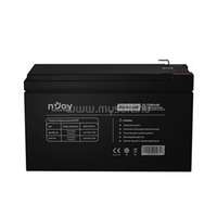 NJOY GPL07122F szünetmentes akkumulátor (12V/7Ah, Long-life, T2/F2, zárt, gondozás mentes, AGM) (GPL07122F)