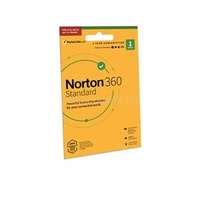 NORTON 360 STANDARD 10GB SWS 1 Felhasználó 1 gép 1 éves dobozos vírusirtó szoftver (21409391)