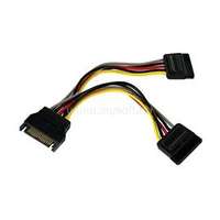 OEM SATA Power -> 2 SATA Power M/F tápkábel (WENT95114)