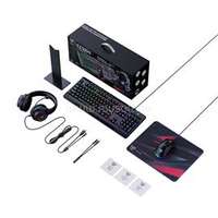 ONIKUMA TZ5006 5 az 1-ben gamer csomag - vezetékes billentyűzet amerikai angol lokalizáció + egér + egérpad + headset + headset állvány (fekete) (TZ5006_5_in_1_Combo_Black)