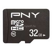 PNY 32GB microSDHC Performance Plus CL10 + adapter (P-SDU32G10PPL-GE) (P-SDU32G10PPL-GE)