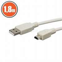PRC USB 2.0 A - mini USB 2.0 B 1.8m kábel (PRC_20133)