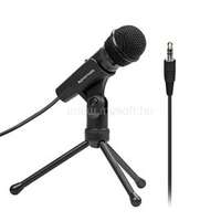 PROMATE TWEETER AUX mikrofon (Plug & Play, flexibilis, 1,8m kábel, fekete) (TWEETER-9)