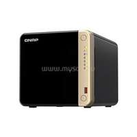 QNAP NAS 4 fiókos TS-464-8G 4x2,9 GHz, 8GB RAM, 2x2.5GbE, 2xUSB2.0, 2xUSB3.2, 1xHDMI, 2xM.2 2280 (TS-464-8G)