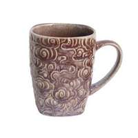 QX IMPEX KFT IRIS kerámia bögre virágos lila 400ml (QX_IMPEX_KFT_171216)