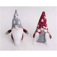 QX IMPEX KFT IRIS textil orrszakáll bordó/szürke 15 cm (QX_IMPEX_KFT_061077)