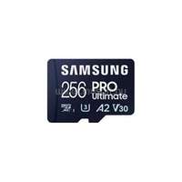 SAMSUNG microsdxc memóriakártya, PRO Ultimate 256GB, Class 10, V30, A2, Grade 3 (U3), R200/W130 (MB-MY256SA/WW)