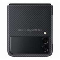 SAMSUNG OSAM-EF-XF711SBEG Galaxy Z Flip 3 aramid stand fekete védőtok (OSAM-EF-XF711SBEG)