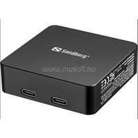 SANDBERG 3 in 1 mágneses powerbank, 5000 mAh (18.5 Wh), carry - on approved, 1,8 cm (SANDBERG_421-28)