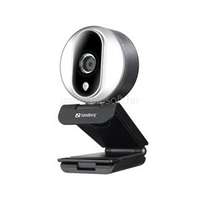 SANDBERG Streamer USB Webcam Pro (1920x1080 képpont, 2 Megapixel, 1080p/30 FPS; USB 2.0, mikrofon) (SANDBERG_134-12)