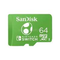 SANDISK 64 GB UHS-I Nintendo Licensed microSDXC Card For Nintendo Switch (SDSQXAO-064G-GN6ZN)