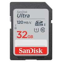 SANDISK memóriakártya SDHC ULTRA 32GB, 120MB/s, CL10, UHS-I (SANDISK_186496)