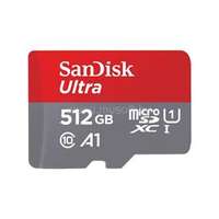 SANDISK Ultra 512 GB Class 10/UHS-I microSDXC with SD adapter (SDSQUAC-512G-GN6MA)