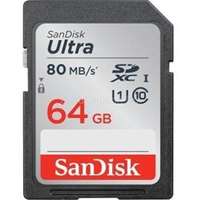 SANDISK Ultra 64 GB Class 10/UHS-I (U1) SDXC - 80 MB/s Read (SDSDUNR-064G-GN3IN)