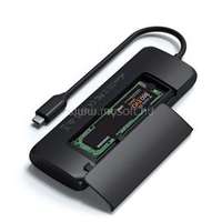 SATECHI USB-C Hybrid Multiport Adapter (fekete) (ST-UCHSEK)