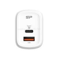 SILICON POWER Telefon töltő - QM25, 1db Type-C + 1db USB-A QC3.0 (30W töltő, EU verzió) (SP30WASYQM252PCW)