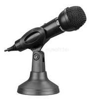 SNOPY Mikrofon - SN-140M (USB csatlakozó; 180cm kábel; állvány, fekete) (SNOPY_34537)