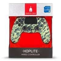 SPARTAN GEAR Hoplite PS4 vezetékes kontroller (terepmintás zöld) (SPARTAN_GEAR_2807576)