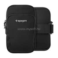 SPIGEN A702 tok álló (univerzális, SPORT, karpánt, vízálló, 6.9" méret) FEKETE (AMP04617)