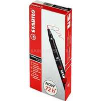 STABILO OHPen 841"S" 10db/csomag piros alkoholos filc (STABILO_841/40B10)