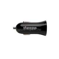 STANSSON CH-100-BL 2,1A univerzális fekete autós töltő (CH-100-BL)