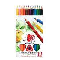 SÜNI ICO Jumbo háromszög alakú festett 12db-os vegyes színű színes ceruza (SÜNI_7140133000)