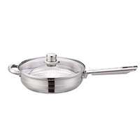 TOO KT-222 24 cm-es nyeles serpenyő fedővel, 8,5cm magas (KT-222)