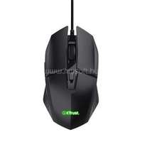 TRUST GXT109 Felox gamer vezetékes egér (Optikai érzékelő; max6400DPI; 6 gomb; LED; fekete) (TRUST_25036)