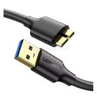 UGREEN Samsung S5 / Note 3 LTE / Note 3 UGREEN US130 adatkábel USB - micro-B USB 3.0, 200cm, FEKETE (UGREEN_US130)