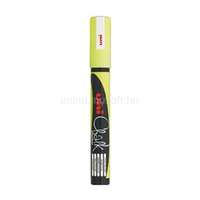 UNI Chalk marker PWE-5M neon sárga folyékony kréta (2UPWE5MFLS)