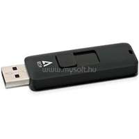 V7 4GB FLASH DRIVE USB 2.0 BLACK 10MB/S READ 3MB/S WRITE (VF24GAR-3E)