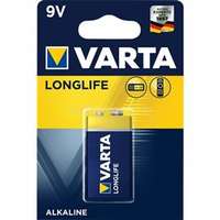 VARTA 4122101411 Longlife alkáli 9V elem 1db/bliszter (4122101411)