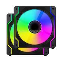 VENTARIS VGCF120-2F Tempest RGB számítógép ventilátor 2/CS (VGCF120-2F)