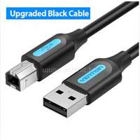 VENTION USB-A 2.0/M -> USB-B/M, 0.5m PVC nyomtatókábel (fekete) (COQBD)