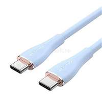 VENTION USB-C 2.0/M -> 2*USB-C/M 5A,szilikon 1,5m kábel (kék) (CTMSG)