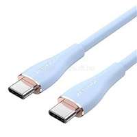 VENTION USB-C 2.0/M -> USB-C 2.0/M 5A,szilikon 1,5m kábel (kék) (TAWSG)