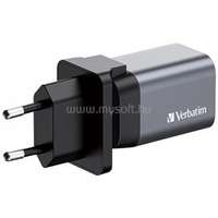 VERBATIM 32200 GNC-35 GaN Charger 35W USB Type-A + Type-C hálózati töltő adapter (VERBATIM_32200)