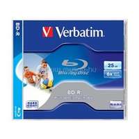 VERBATIM BRV-6N BD-R nyomtatható normál tokos Blu-Ray lemez (VERBATIM_VER437123)