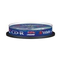 VERBATIM CDV7052B10DL CD-R DataLife cake box CD lemez 10db/csomag (VERBATIM_CDV7052B10DL)