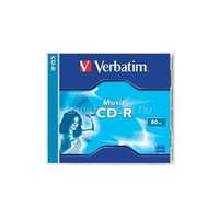 VERBATIM CDVA80L CD-R Music normál tokos CD lemez (VERBATIM_CDVA80L)