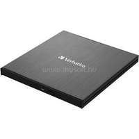VERBATIM EXT. SLIMLINE CD/DVD WRITER USB 3.2 GEN 1/USB-C BLACK (VERBATIM_43886)