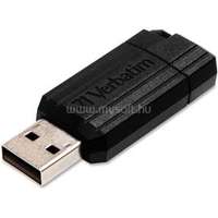 VERBATIM USB DRIVE 2.0 PIN STRIPE 8GB BLACK READ UP TO 11MB/SEC (VERBATIM_49062)