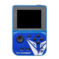 VOLKANO VX Gaming Új kézi Retro játék állomás 4 GB Micro SD-vel (kék) (VX-161-BL)