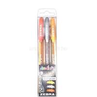 ZEBRA Doodlerz Glitter 3pcs set zselés toll (ZEBRA_80775)